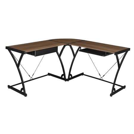 Regency Soho Computer Corner Desk, Urban Walnut HCLW6060UW