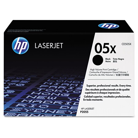 HP Compatible 05X (CE505X) Black High Capacity Toner Cartridge (up to 6,500 pages)