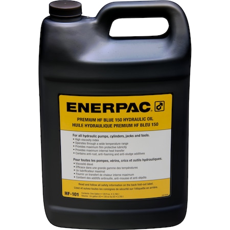 Enerpac Hydraulic Oil, Jug, 1 gal, HF-101, ISO Grade 32, Blue