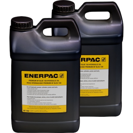 Enerpac 5 gal Jug, Hydraulic Oil, 32 ISO Viscosity, 2 PK HF102