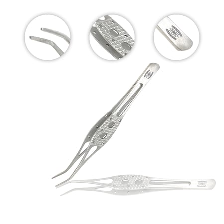 Scientific Labwares Histology Tweezers, 5.5", Curved, 1.5mm SWZR-019