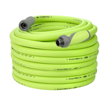 Flexzilla 5/8 in ID x 100 ft L SwivelGrip Garden Hose, Green HFZG5100YWS-E