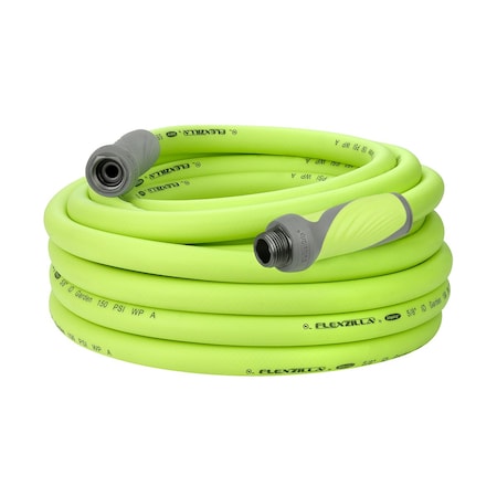 Flexzilla 5/8 in ID x 50 ft L SwivelGrip Garden Hose, Green HFZG550YWS-E