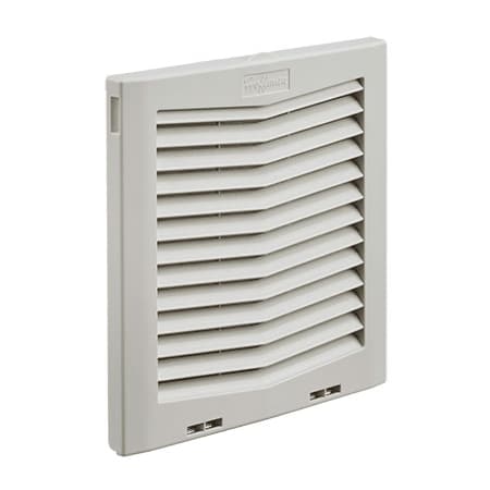 Nvent Hoffman HG Filter Fan Exhaust Grilles, Lt. Gray,  HG1000504
