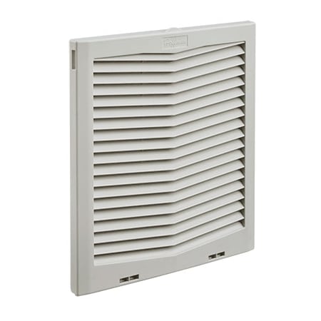 Nvent Hoffman HG Filter Fan Exhaust Grilles, Lt. Gray, ABS HG1300504