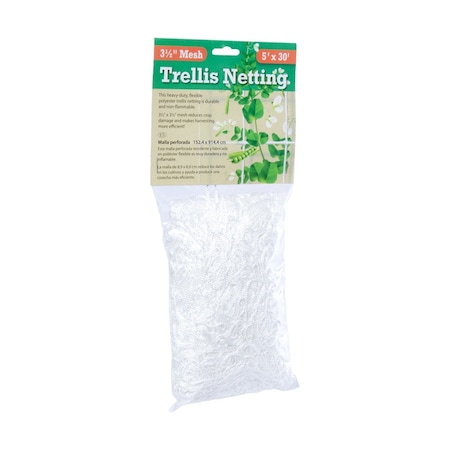 Hydrofarm Trellis Netting 3.5" Mesh, woven, 5Ft. x HGN30S