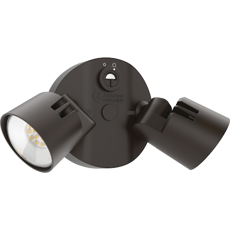 Lithonia Lighting Outdoor Floodlight 40K Motion Sensor, Da HGX LED 2RH 40K 120 MO DDB M2