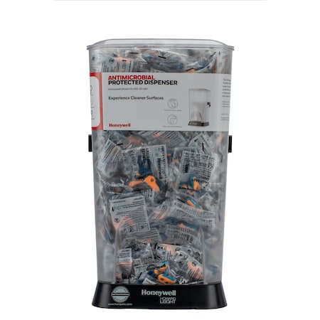 Honeywell Howard Leight HL400 Earplug Dispenser, Foam, Contoured-T, 33 dB NRR, Corded, 400 Pairs Per Pkg HL400-LT-30-AM