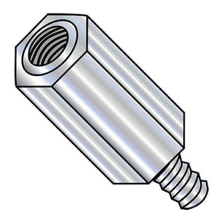Zoro Select 4-40X3/8 #3/16 HEX M-F STANDOFFS ZINC ROHS 100604HM