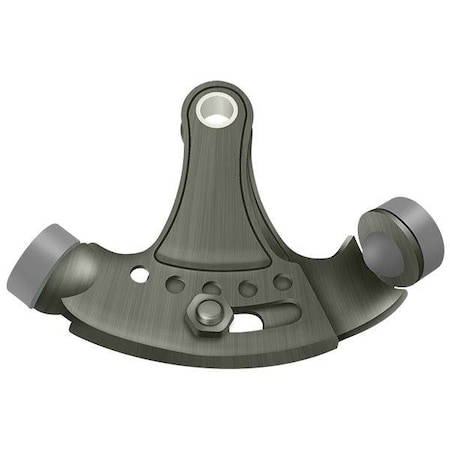 Deltana Hinge Pin Stop, Hinge Mounted, Adjustable Antique Nickel HPA69U15A
