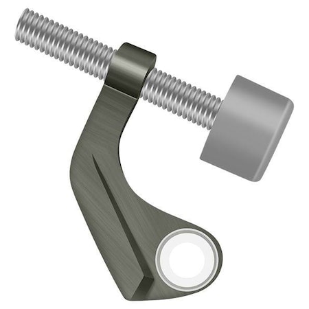 Deltana Hinge Pin Stop, Hinge Mounted For Brass Hinge Antique Nickel HPH89U15A
