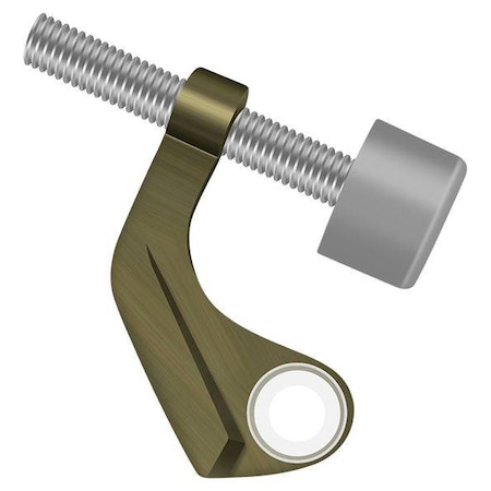 Deltana Hinge Pin Stop, Hinge Mounted For Brass Hinge Antique Brass HPH89U5