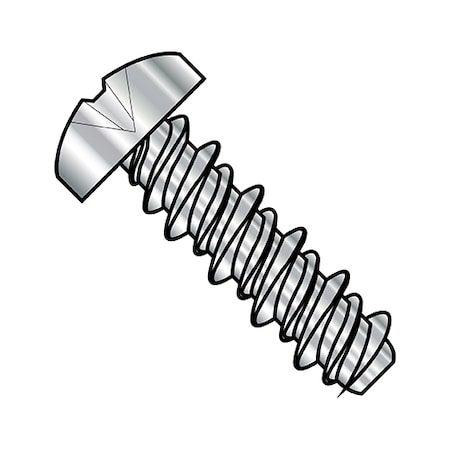 Zoro Select #4-24 x 5/16" 410 Stainless Steel Self Drilling Screws, Pan Head Type, Phillips Drive Type 0405HPP410