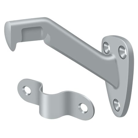 Deltana Hand Rail Brackets, 3-5/16" Projection Satin Chrome HRB325U26D