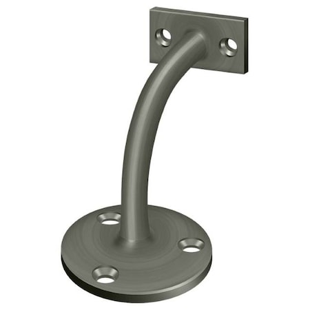Deltana Hand Rail Brackets, 3 3/16" Projection Light Duty Antique Nickel HRC175U15A