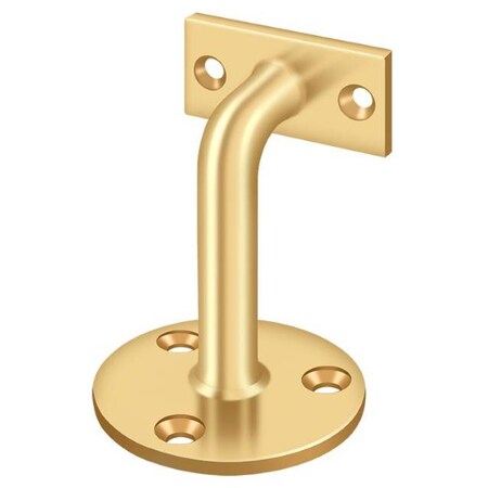 Deltana Hand Rail Brackets, 3" Projection Lifetime Brass HRC253CR003