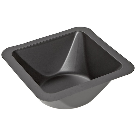 Heathrow Scientific Weigh Boat, Square Small, Black, PK500 HS1423A