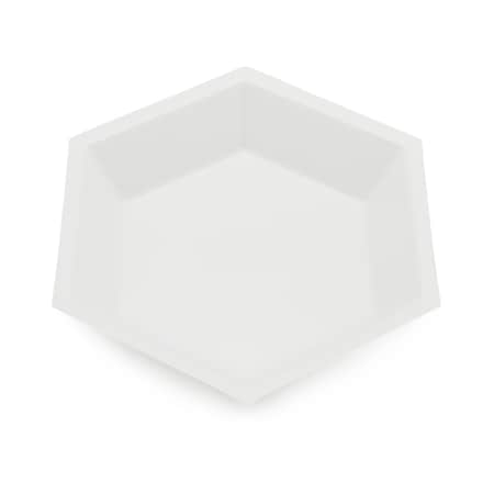 Heathrow Scientific Hexagon Weigh Boat, Lrg, Wht, PK500 HS14251C