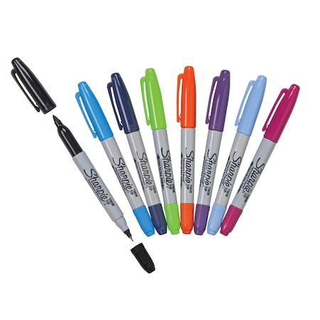 Heathrow Scientific Dual-Tip Sharpie Marker Set, PK8 HS15094