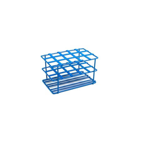 Heathrow Scientific HDPE Coated Wire Tube Rack 15-Place for HS23215