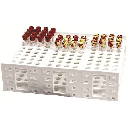 Heathrow Scientific Mega Rack Tube Single Rack for 13-16 mm HS24323E