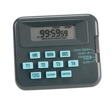 Heathrow Scientific Pocket Timer/Stopwatch, Gray HS24490D