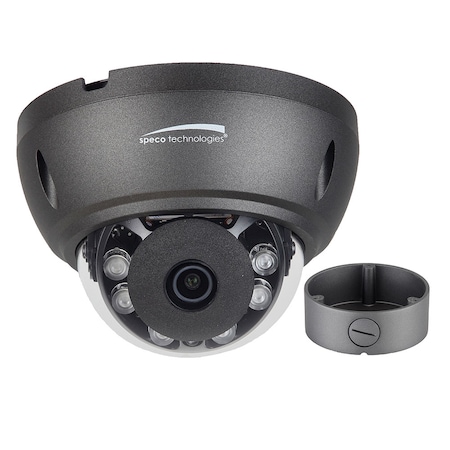 Speco Technologies Dome Camera 5MP HD-TVI w/Junction Box, 2.8mm Lens ...