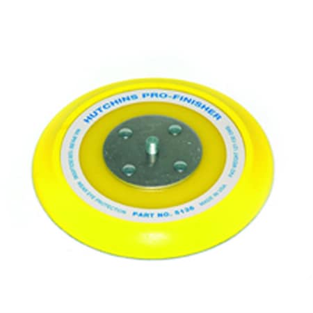 Hutchins Manufacturing Round Psa Pad, 6" HUT5136