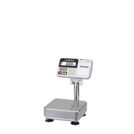 A&D Weighing Platform Scale, 10X0.001kg w/ Compact Printer HW-10KCP