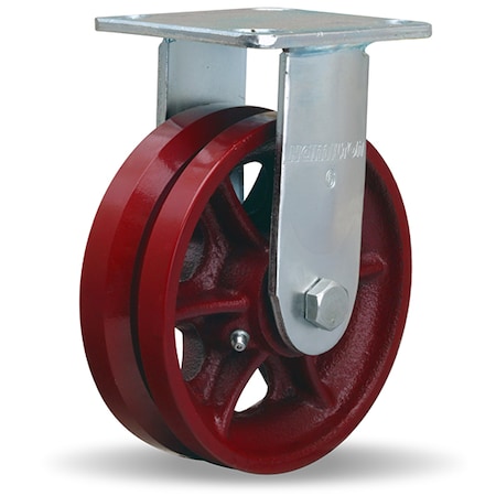 Hamilton Rigid Caster, Gs 6X2 V-Grooved R-GS-6V