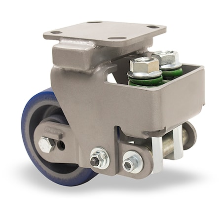 Hamilton Caster, Rigid, Aezfwh, 5 x 2, Ergo-Glide R-AEZFWH-5SPB-1