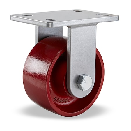 Hamilton Rigid Caster, Ch 6X2-1/2 Metal R-CH-6MH