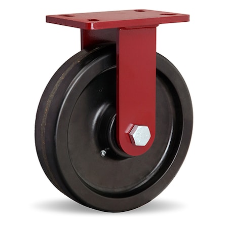 Hamilton Rigid Caster, Fm 10X2-1/2 Plastex R-FM-10PT