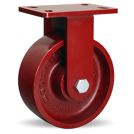 Hamilton Rigid Caster, Fm 8X2-1/2 Metal R-FM-8MT