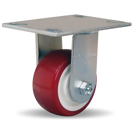 Hamilton Rigid Caster, Gs 4X2 Poly-Tech R-GS-4NF