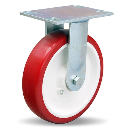 Hamilton Rigid Caster, Gs 8X2 Poly-Tech R-GS-8NF