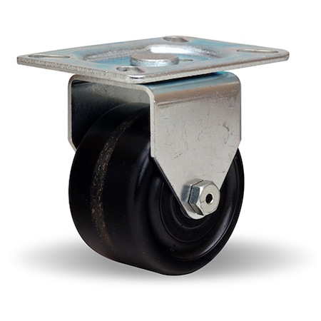 Hamilton Rigid Caster, Hl 3X1-3/4 PlasteXWheel R-HL-3P
