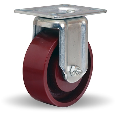 Hamilton Rigid Caster, Hl 4X1-1/2 Metal R-HL-4M