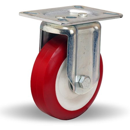 Hamilton Rigid Caster, Hl 4X1-3/8 Poly-Tech R-HL-4NF