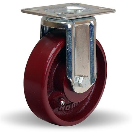 Hamilton Rigid Caster, Hl 5X1-1/2 Metal R-HL-5M