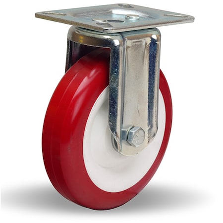 Hamilton Rigid Caster, Hl 5X1-3/8 Poly-Tech R-HL-5NF