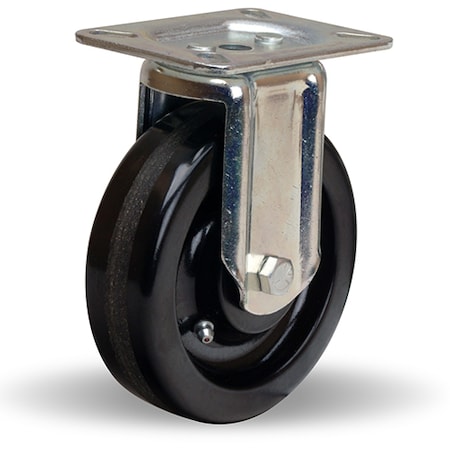 Hamilton Rigid Caster, Hl 5X1-1/2 Plastex R-HL-5P