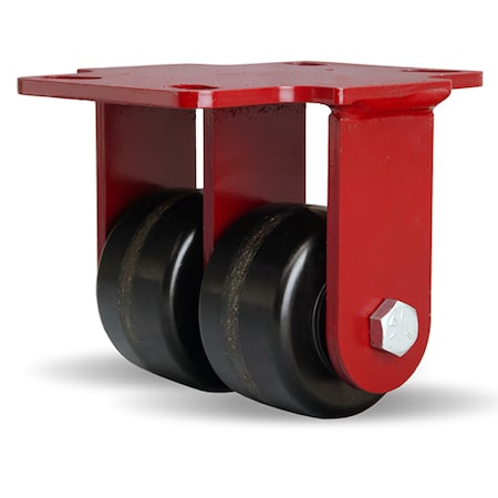 Hamilton Rigid Caster, Hs2 3 1/4X2 Plastex R-HS2-3P