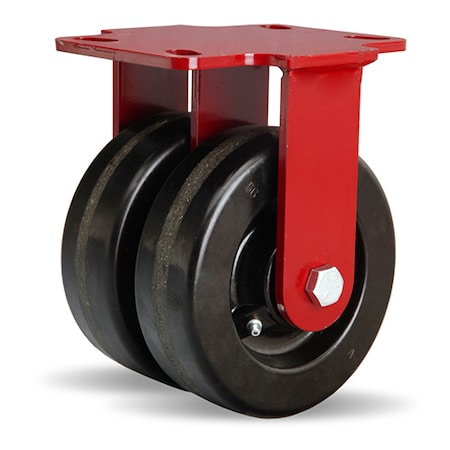 Hamilton Rigid Caster, Hs2 6X2 Plastex R-HS2-6P