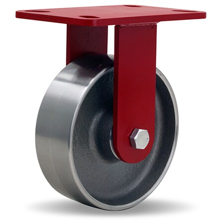 Hamilton Rigid Caster, Hs 6X2 Forged Steel R-HS-6FST