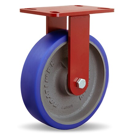 Hamilton Rigid Caster, Hs 8X2 Poly-Soft R-HS-8SPT
