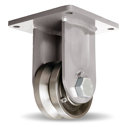 Hamilton Rigid Caster, Md 6X3 Fs V-Grooved R-MD-63FVT
