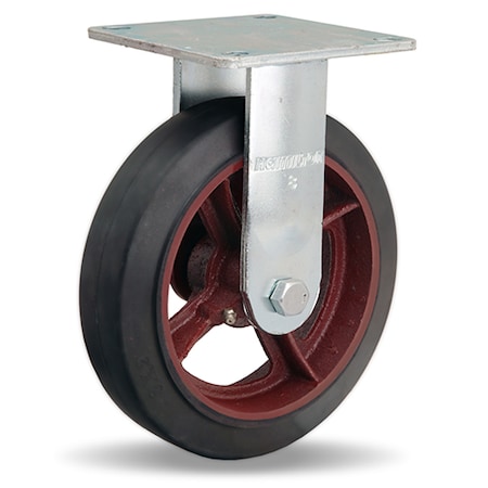 Hamilton Rigid Caster Ms 8X2 Rubber R-MS-8R