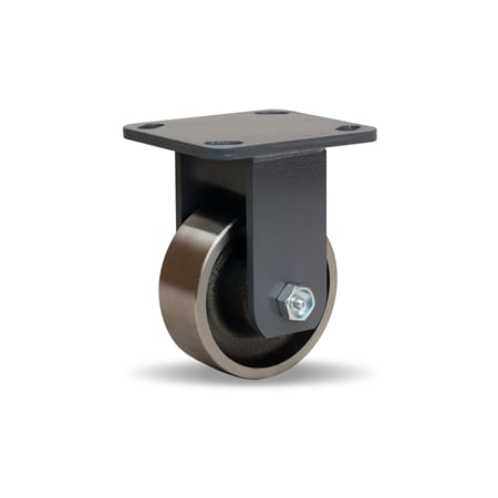 Hamilton Rigid Caster, Wh 4X1-1/2 Forged Steel R-WH-4FS