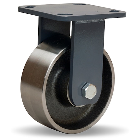Hamilton Rigid Caster, Wh 5X2 Forged Steel R-WH-5FST
